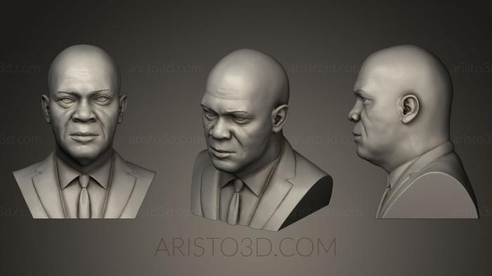Busts and bas-reliefs of famous people (BUSTC_0545) 3D model for CNC machine